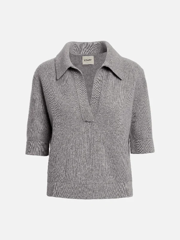 Discount Extravaganza Shrunken Jo Sweater in Warm Grey