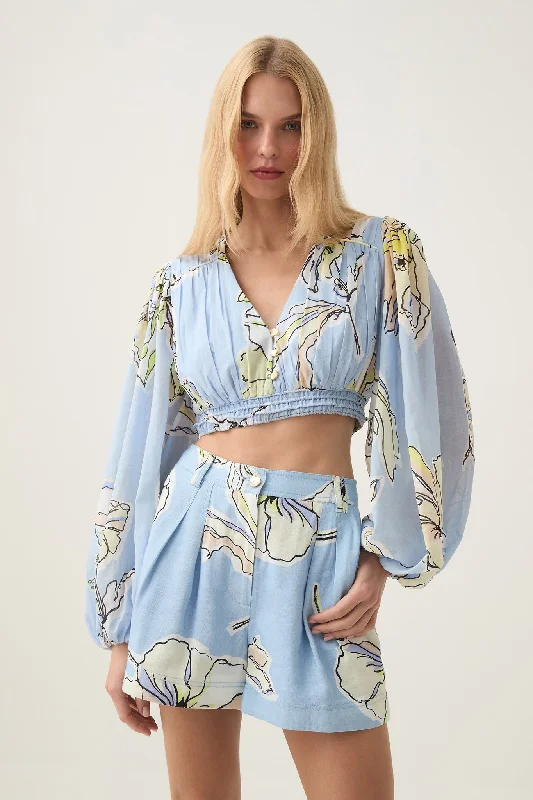 Athleisure Wear Special Offer Romantica Voile Crop Top