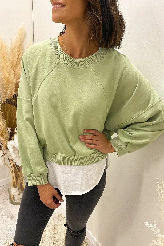 Elevated Style Sustainable Women's Clothes Jaymee Jumper Sage
