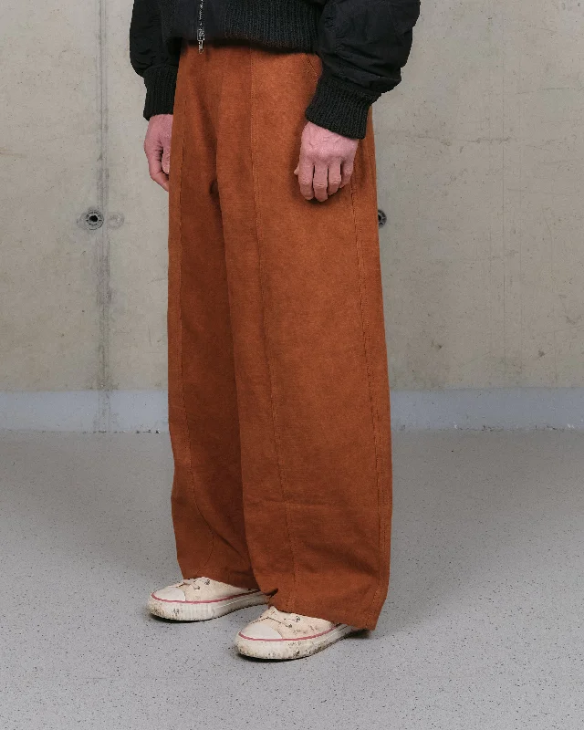 Save Big Document Pants - Bark Brown Slub