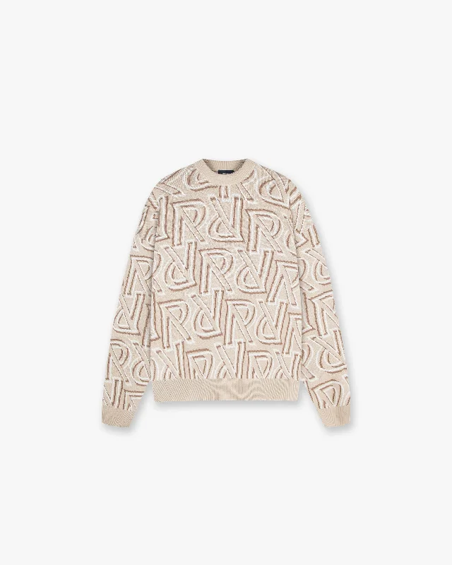 Today Only Monogram Knit Sweater - Cashmere