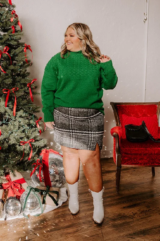 Limited Time Offers Casual Outfit For Women Evergreen Dreams Knit Sweater Curves