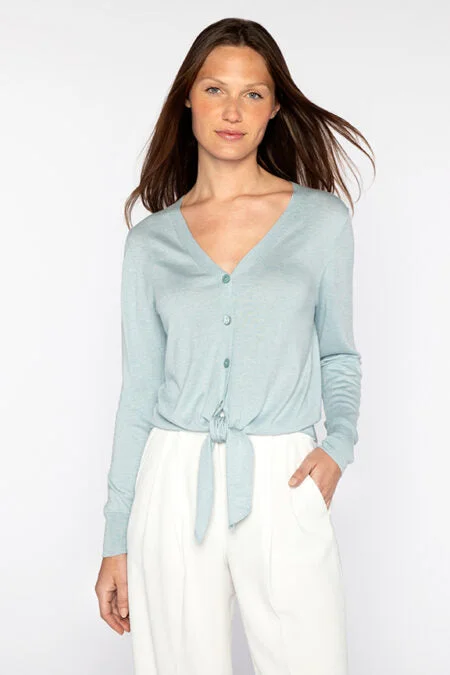 Unbeatable Prices Kinross Cashmere Tie Front Cardigan