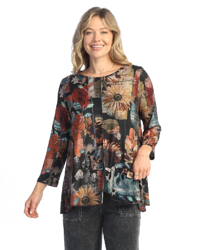 Modern Glamour “Lisa” Brushed Knit Tunic Top - FB2-1973