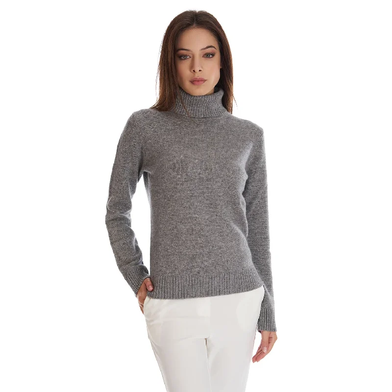 Modern Glamour GREY TURTLENECK