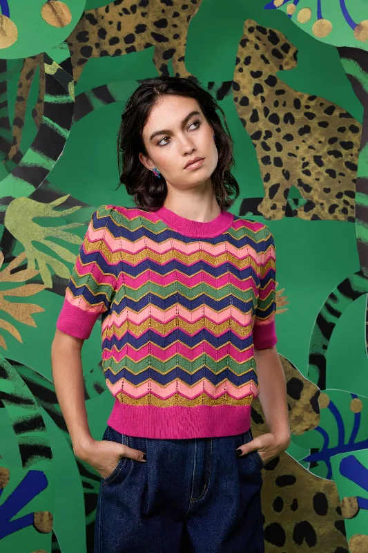 Refined Simplicity Ziggy Knit Top