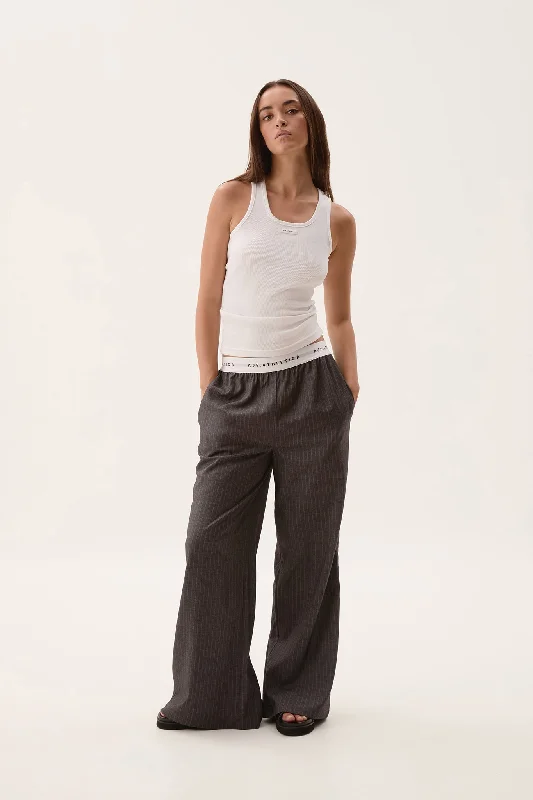 Find Your Unique Flair Pinstripe Tailored Pant 521