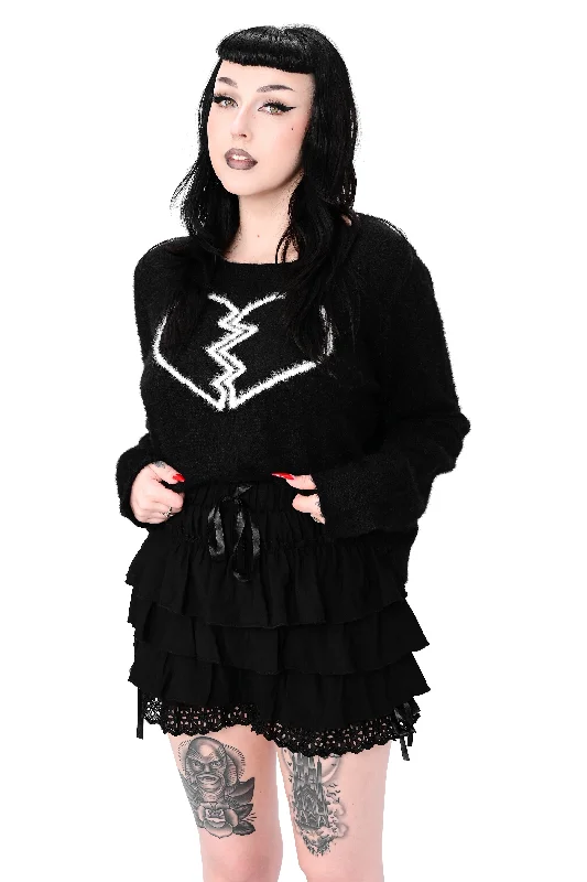 Final Clearance Best-Selling Outfits Now At Exclusive Promotional Prices Fuzzy Heart Sweater