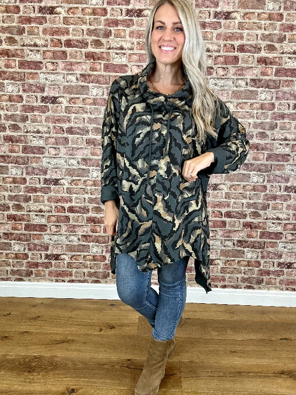 Spring Fashion Hear Me Roar Tunic Top