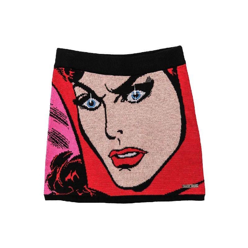 Massive Savings TF x Marvel Scarlet Witch Jacquard Skirt