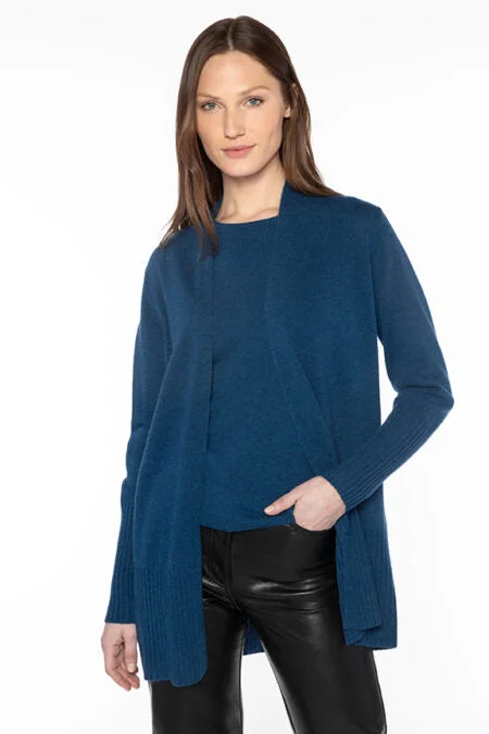 Huge Markdowns Kinross Cashmere Rib Trim Cardigan