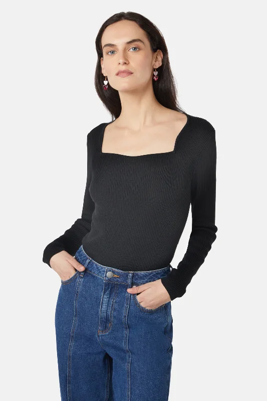 Bold Fashion Sweetcheeks Knit Top