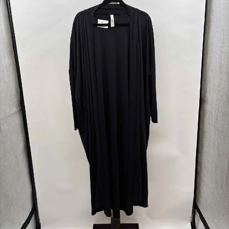 Redefining Women's Style Athleta Women's Size M Black Solid Cardigan