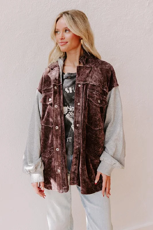Exclusive Discount Casual Clothing For Women Trailside Talks Chenille Sweater in Dark Purple