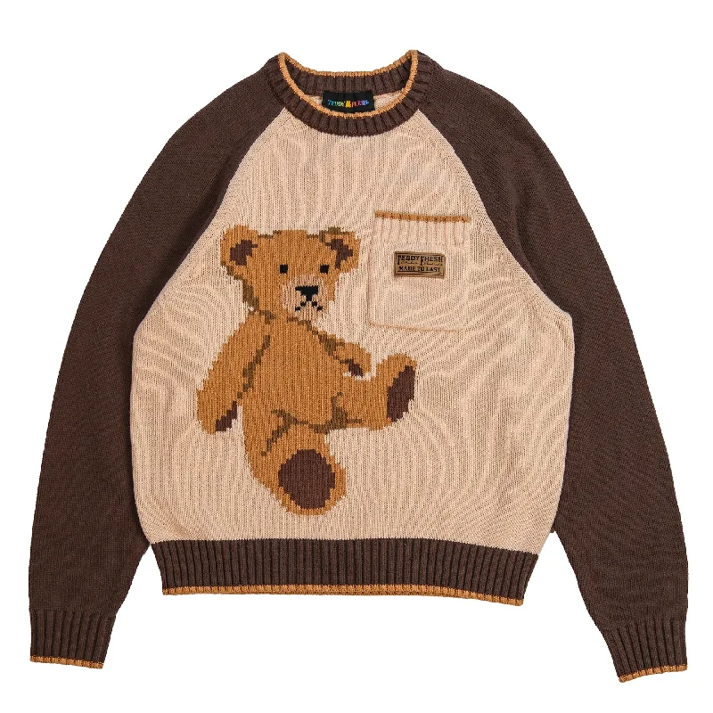 Feminine Elegant Bear And Me Sweater