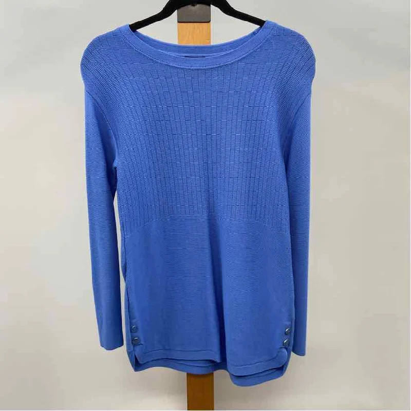 Eclectic Style Wardrobe Talbots Women's Size XS Blue Solid Tunic
