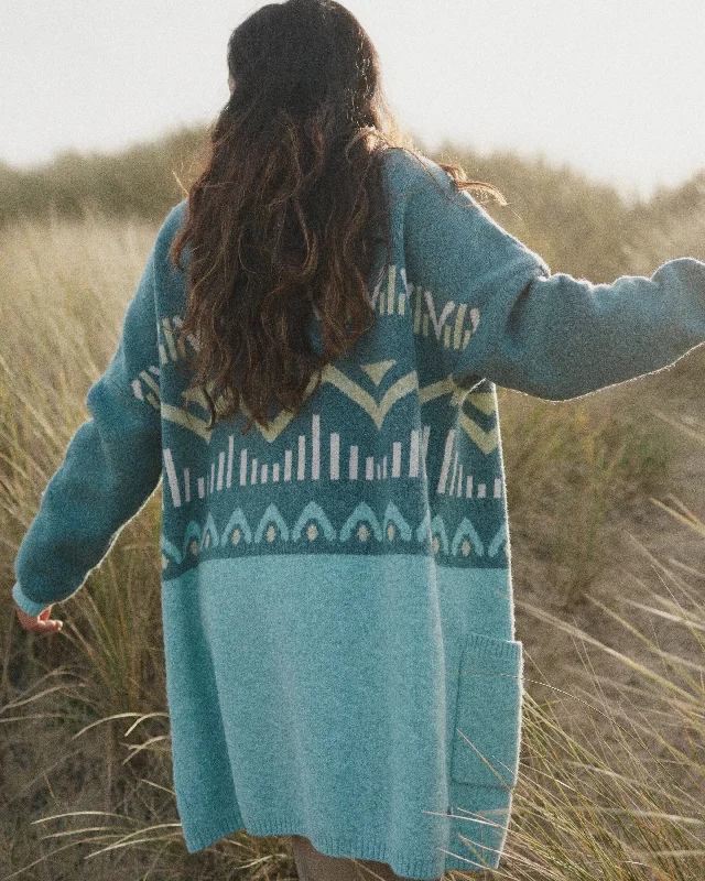 Evening Looks Nettle Recycled Knitted Sweater - Arctic