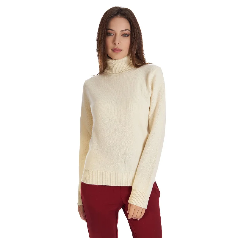 Hot Trends BEIGE TURTLENECK