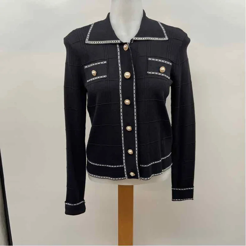 Boutique Styles Alexia Admor Women's Size S Black Solid Cardigan