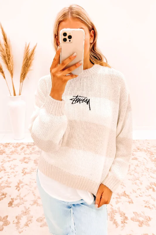 Casual Chic Women's Trendy Clothing Dion Knit Sweater Sand Stripe