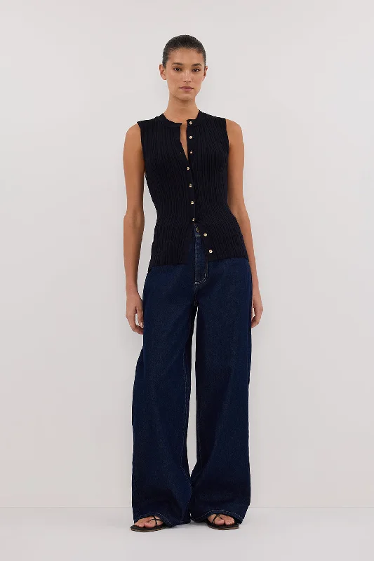 Soft Textures JASMINE INK KNIT TOP