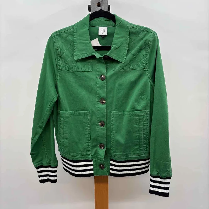 Bold Fashion CABI Women's Size M Green Solid Jacket