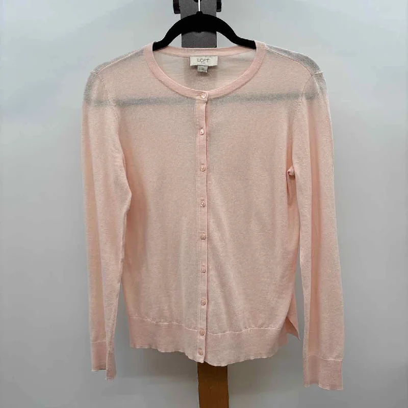 Exclusive Discount Loft Women's Size S Blush Solid Cardigan