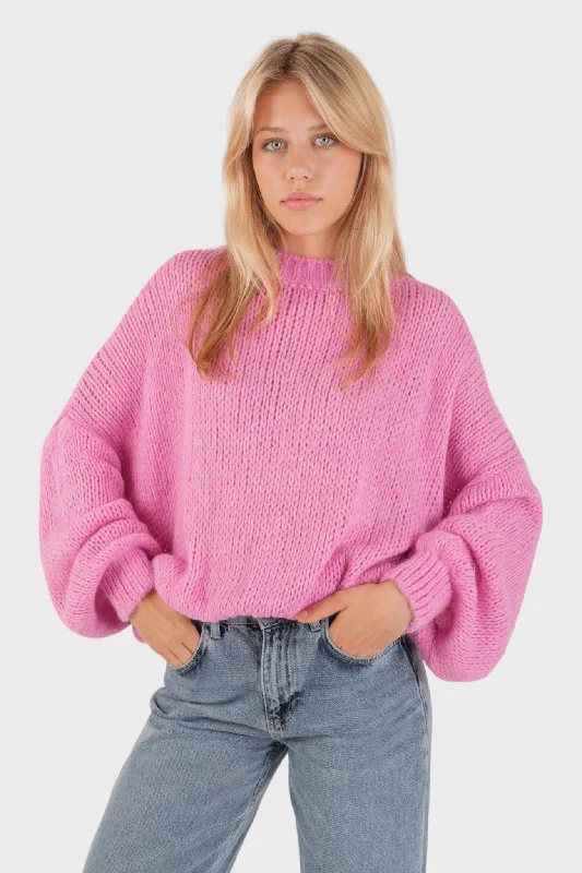 Luxe Layering "Keep me warm" sweater pink