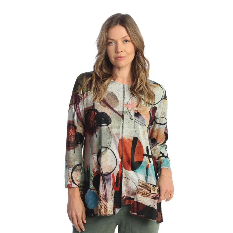 Trendy Fashion For Women “Toscana” Brushed Knit Tunic Top - FB2-1856