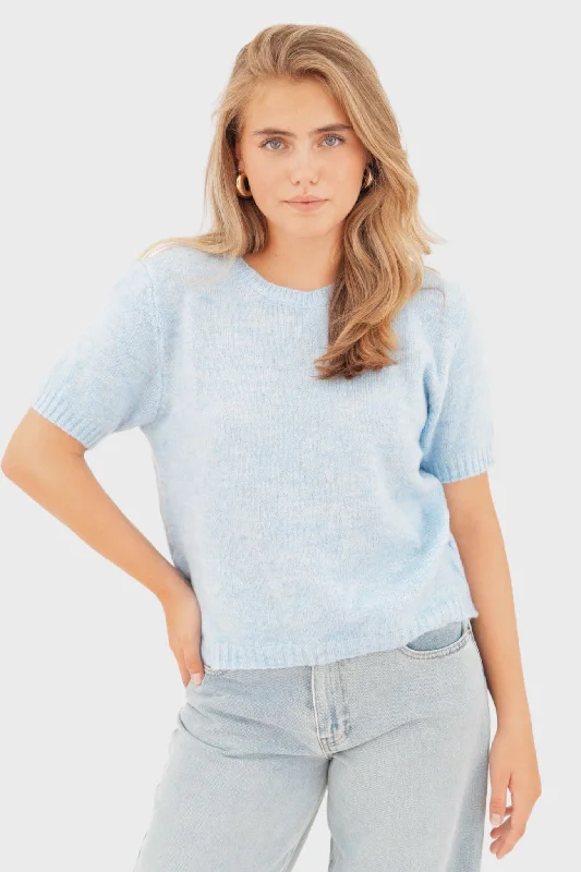 Exclusive Sale "Stella" sweater light blue