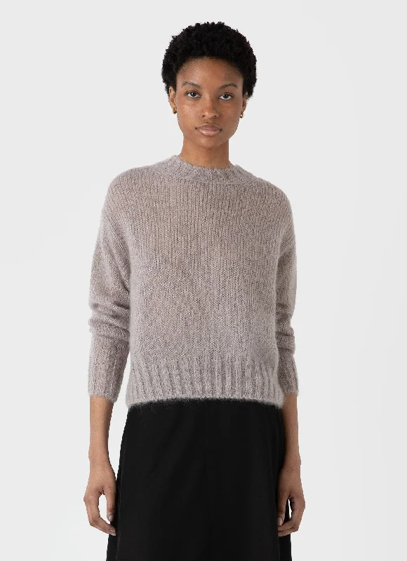 Exclusive Deals Online Women's Mohair Silk Jumper in Sandstone