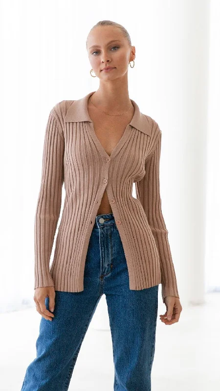 Fashion Sale Darcy Knit Top - Mocha