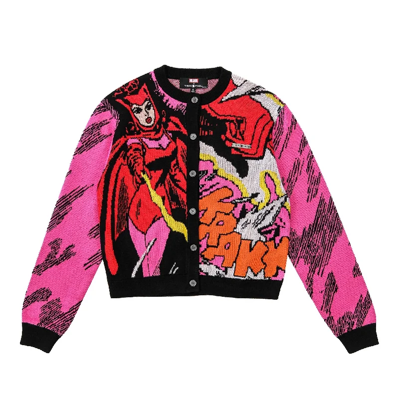 Hot Deals TF x Marvel Scarlet Witch Jacquard Cardigan