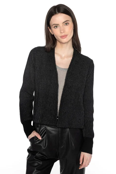 Huge Price Cut Kinross Cashmere Plaited Rib Cardigan