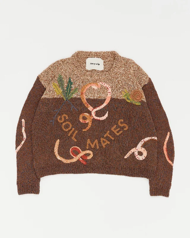 Style Your Wardrobe Furrow Jumper - Soil Mates Compost