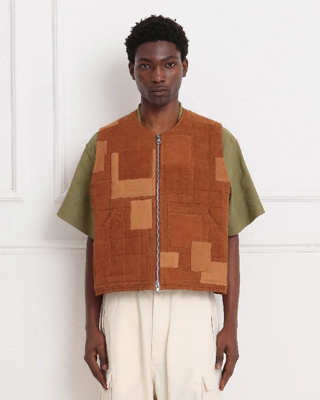 Evening Looks Saturn Vest - Brown Loved