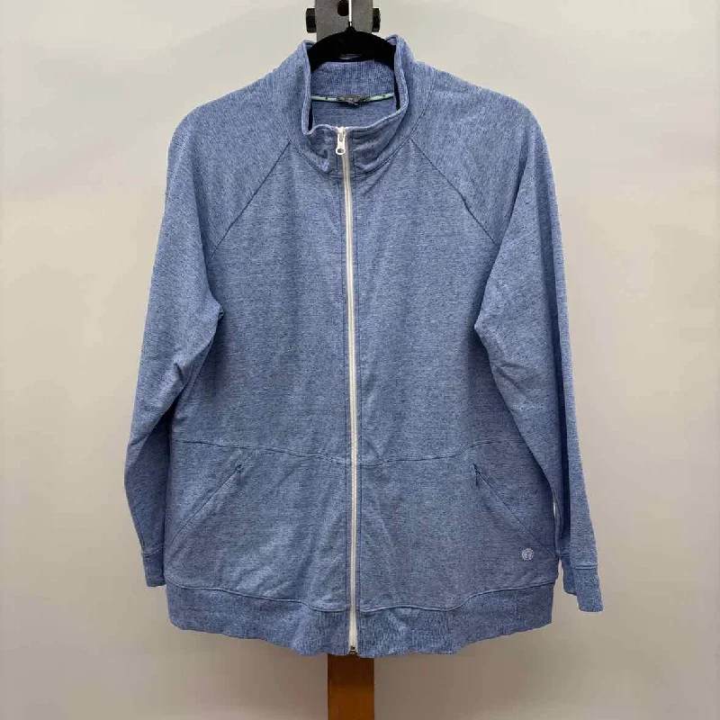 Effortless Grace Talbots Women's Size L Blue Heathered Sweatshirt
