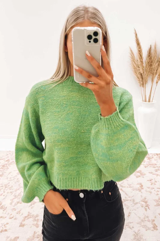Mega Sale Women's Wedding Apparel Montana Knit Sweater Green