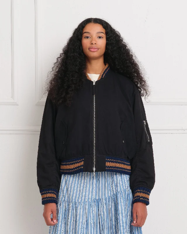 Best Deals Of The Season Seed Bomber - Black Wonky-Wear