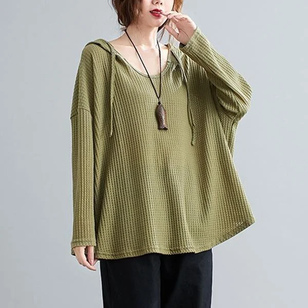 Trendy Fashion for Women 2020 Simple Style Solid Color Loose Comfortable Ladies Pullovers Sweatshirts