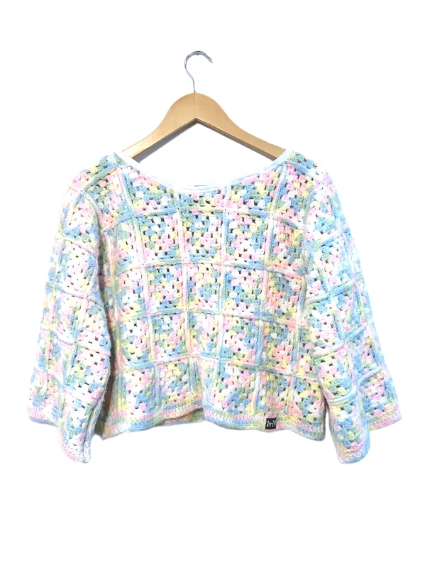 Limited Time Offer MADE FROM SCRAP CROCHET SWEATER