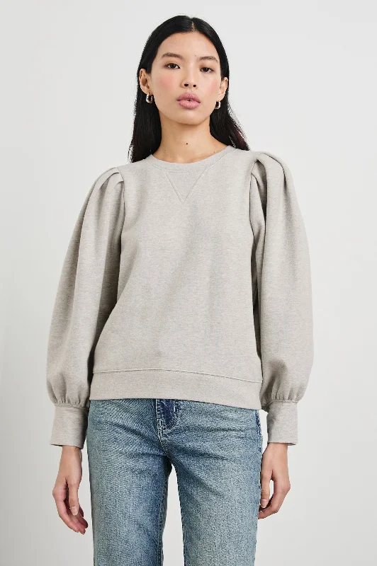 Modern Glamour TIFFANY SWEATSHIRT - HEATHER GREY