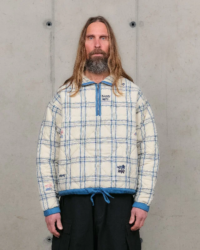 Casual Yet Stylish Separates Mineral Pullover - French Gingham Interrupted