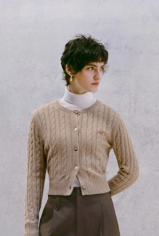 Boutique Styles Lally Cardigan - Tan