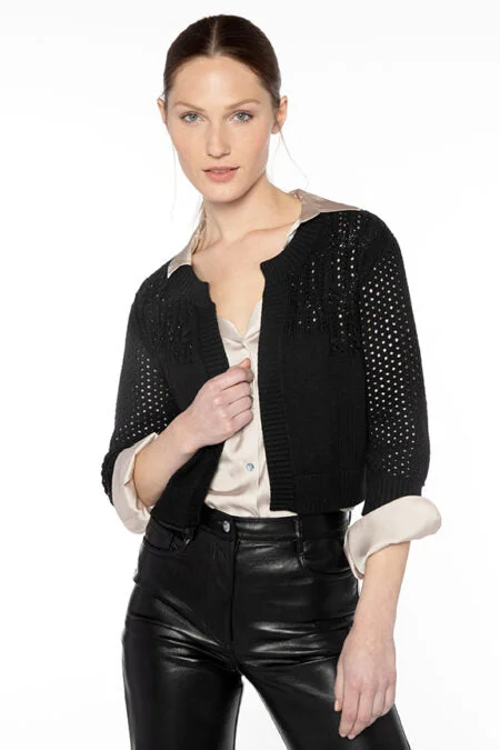 Insane Discount Onslaught Kinross Cashmere Crystal Cable Cardigan