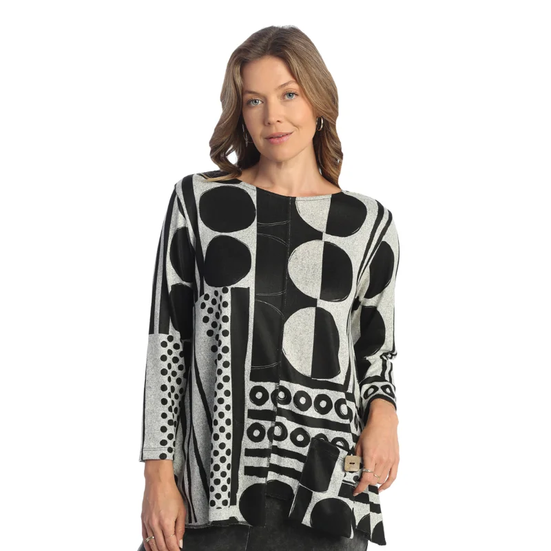 Casual Chic “Bebop” Brushed Knit Tunic Top - FB2-1862
