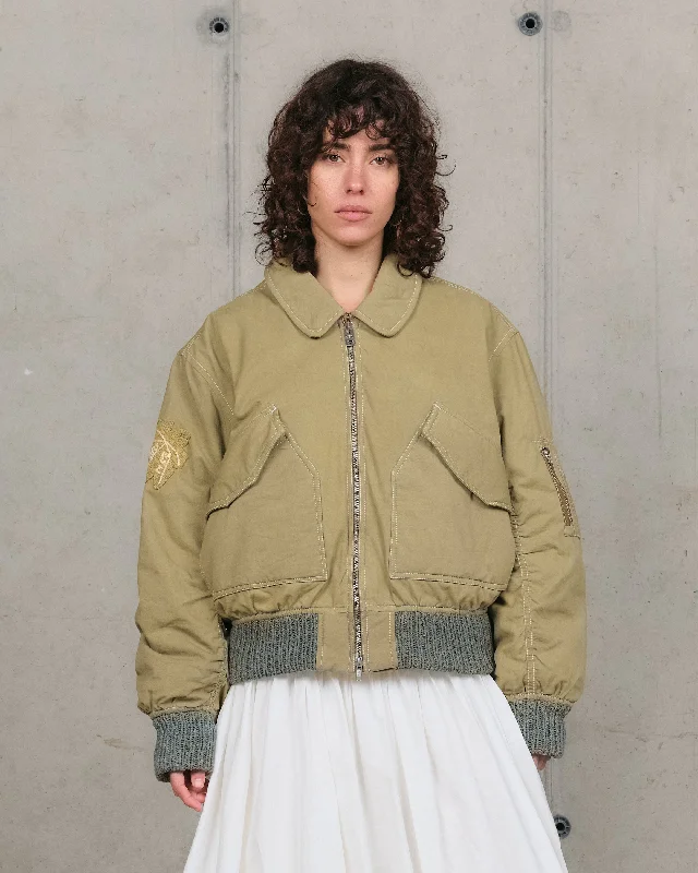 Huge Markdowns Grain Jacket - Olive Wonky-Wear