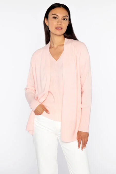 Attire Sale Kinross Cashmere Rib Trim Cardigan
