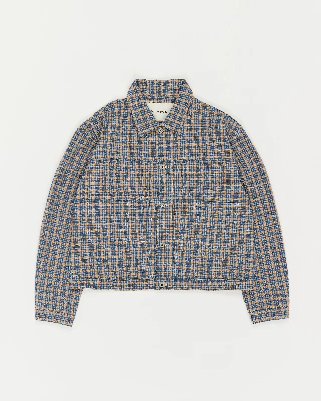Fashion Forward Sundae Jacket - Mud Check Handloom