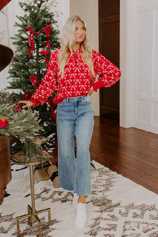 Odd Size Clearance Sale Don't Miss Out – Your Favorite Fashion Pieces On Sale Bows And Kisses Knit Sweater